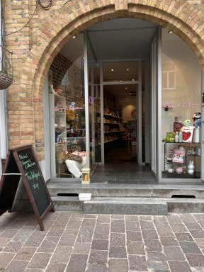 Vanuit de winkel