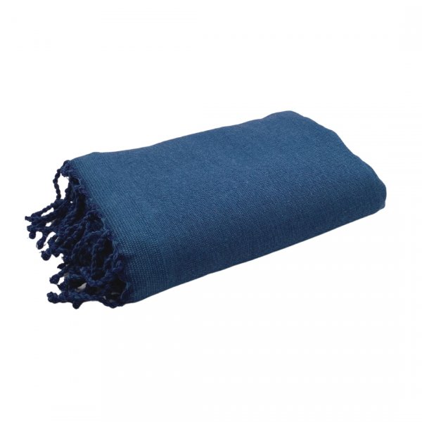 fouta-eponge-unie-bleu-canard