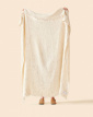 A00 Fouta Gaze de Coton Beige Chiné - SU24-P06