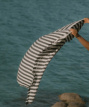 A00 Fouta -Melody - Rayée Grise- MLD-R13