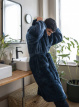 A02 Badjas heren blauw S/M AH23-RB03