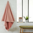 A05 Fouta Eponge Unie Rose Poudrée - FEP12