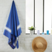 A14 Fouta XXL Classic Bleue Océan - XXL15