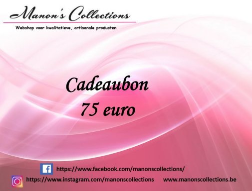 A01 Cadeaubon 75 euro