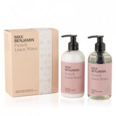 G Geschenkset Hand/Body wash French Linnen Wate G Coffret cadeau Lavage des mains et du corps & Lotion French Linnen Water