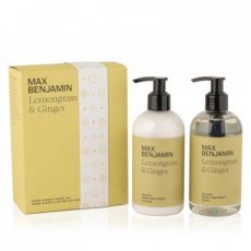 G Coffret cadeau Lavage des mains et du corps & Lotion Lemongrass& Ginger