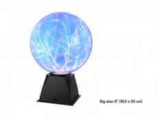 Plasma lamp-blauw- XL2639 Globe plasma tactile XL2639